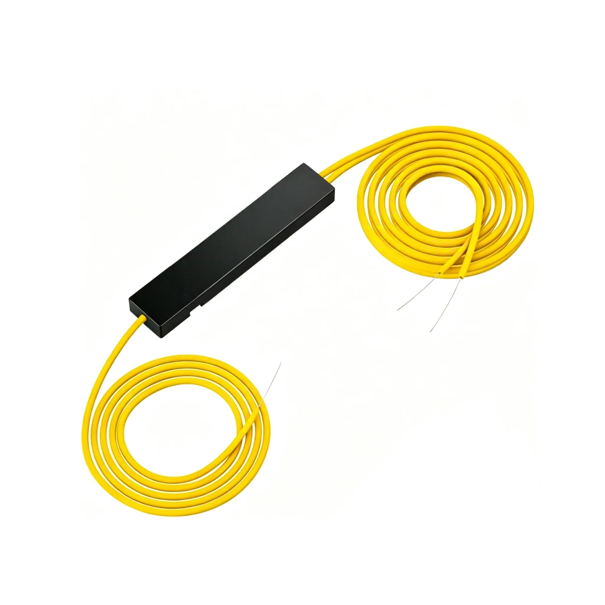 1x2 FC/APC Singlemode FBT Splitter 50/50 Split Ratio 1310/1550nm Dual Window Fused Biconical Taper Coupler for FTTH CATV PON Network
