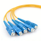 1x8 SC/UPC PLC Fiber Optic Splitter Singlemode G657A ABS Box  2.0mm/3.0mm Pigtailed Module