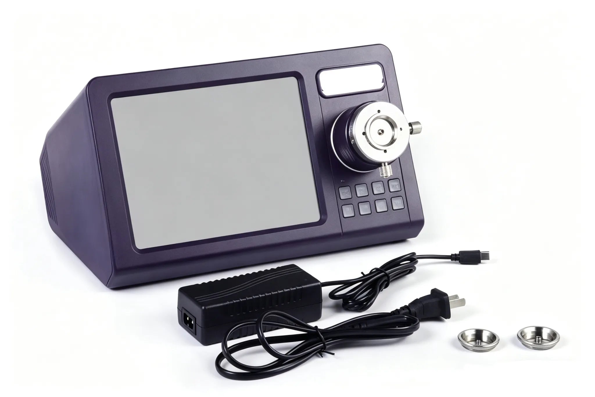 High Definition Fiber Optic Endface Inspector Microscope, Portable Connector End Face Tester, Easy-to-Use for FTTH & Fiber Optic Connectors Inspection