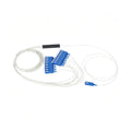 1×16 PLC Splitter Single Mode Mini Steel  900µm Fiber with SC/UPC Connectors
