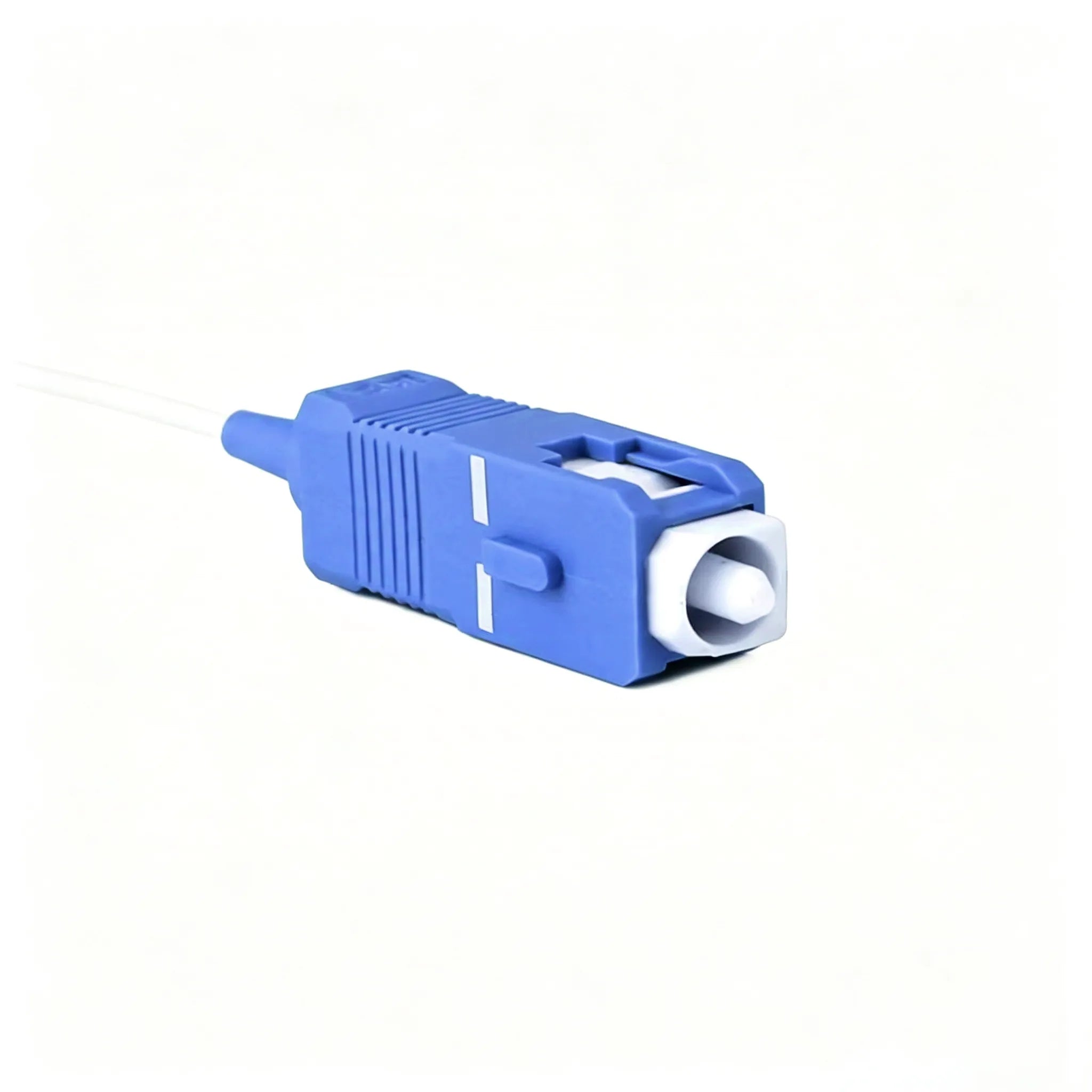 1×16 PLC Splitter Single Mode Mini Steel  900µm Fiber with SC/UPC Connectors
