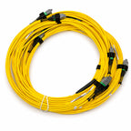 24F MTP PRO(F)/APC to 24F MTP PRO(M)/APC APC Single Mode Trunk OFNP Fiber Optic Patch Cord 5m, Yellow, for Data Center Network