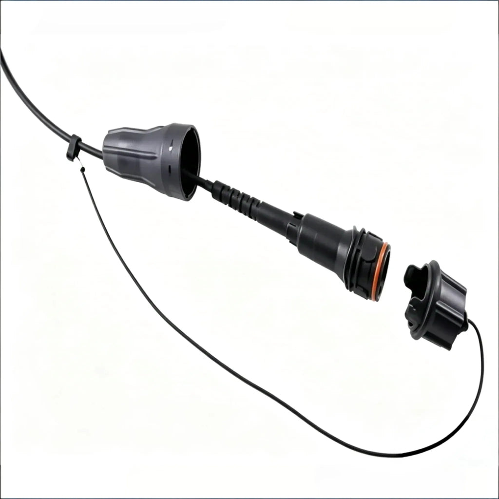 Duplex 8 core G657B3 Fibre LC-LC Waterproof Armored TPU Fiber Patch Cord