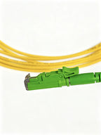 E2000 APC OS2 1 Fiber Fiber Optic Pigtail 1.5m, Yellow, for FTTH