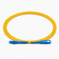 SC to LC Single Mode Fiber Patch Cord 3m | UPC Simplex G652D 9/125μm Yellow Fiber Jumper for FTTH Data Center