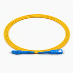 SC to LC Single Mode Fiber Patch Cord 3m | UPC Simplex G652D 9/125μm Yellow Fiber Jumper for FTTH Data Center