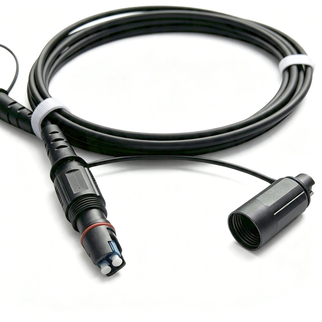 LC IP67 Waterproof Fiber Patch Cord G657A2 Single Mode FTTA Outdoor OptiTap Jumper