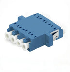 LC/UPC Singlemode Quad Fiber Optic Adapter/Flange