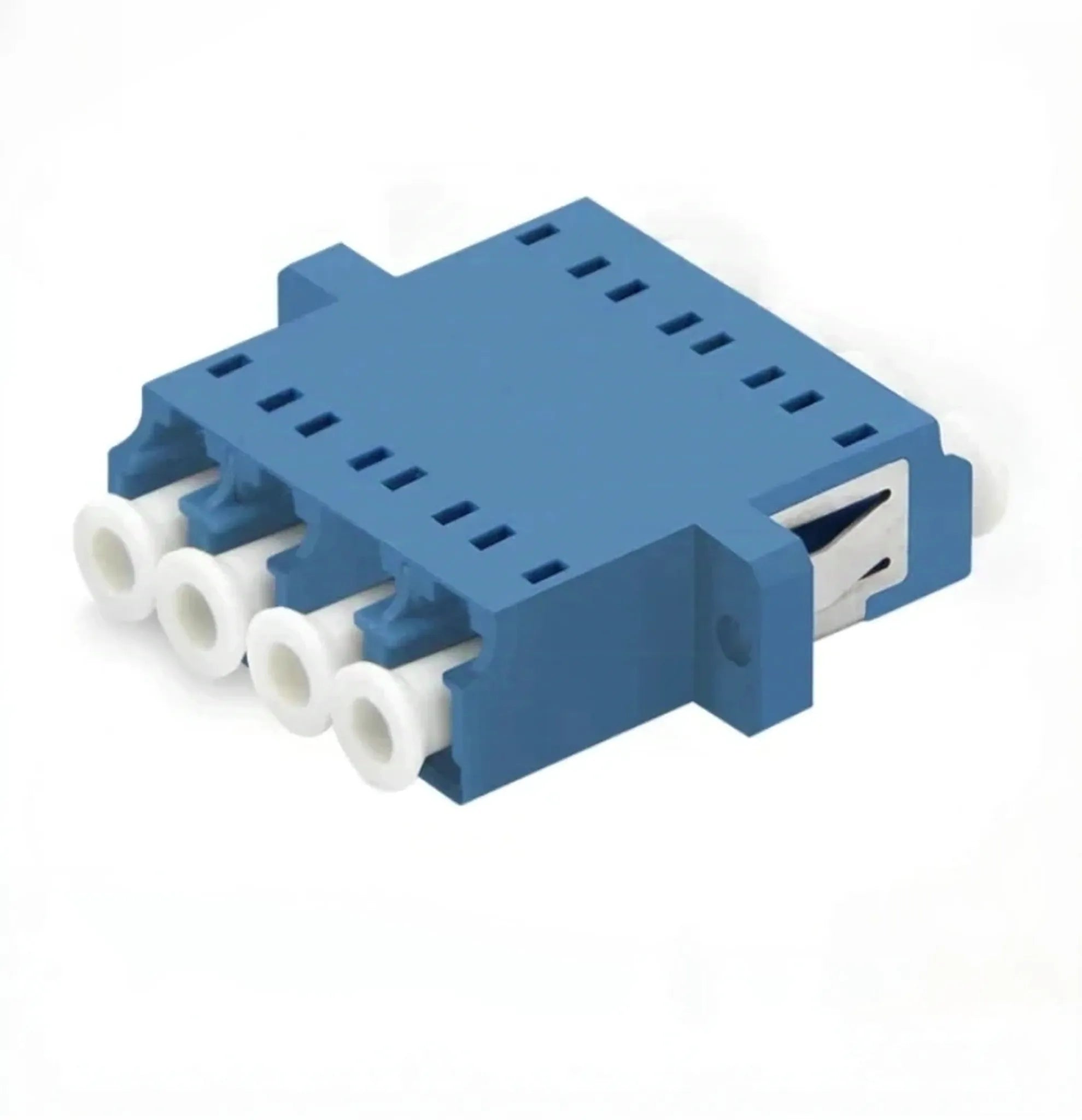 LC/UPC Singlemode Quad Fiber Optic Adapter/Flange