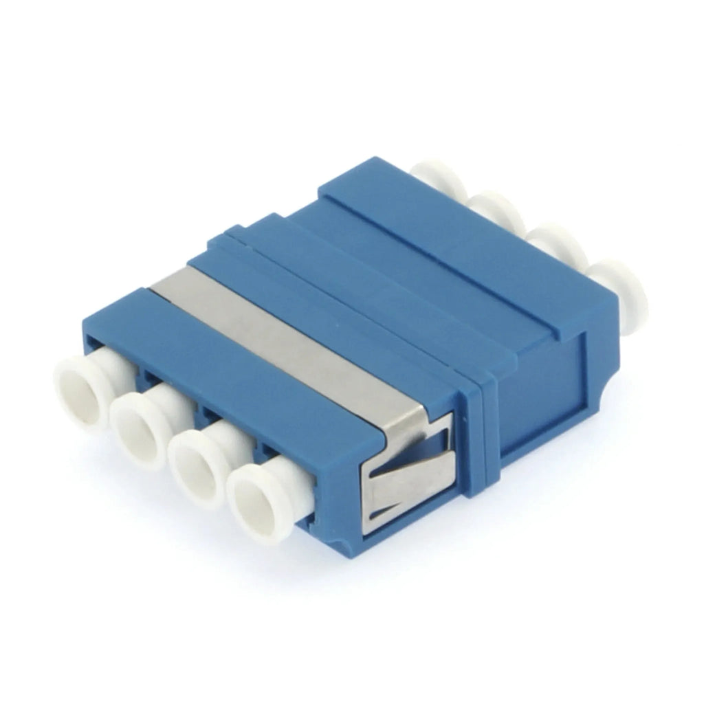 LC/UPC Singlemode Quad Fiber Optic Adapter/Flange