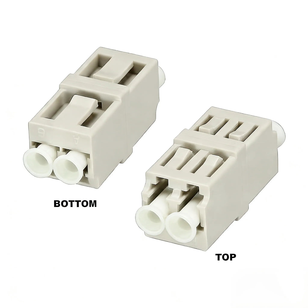 LC/APC to LC/APC Duplex Multimode OM2 Fiber Optic Adapter/Coupler