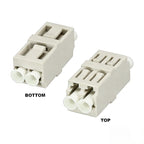 LC/APC to LC/APC Duplex Multimode OM2 Fiber Optic Adapter/Coupler