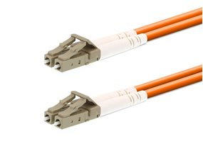 LC-LC OM2 Multimode Duplex LSZH Fiber Optic Patch Cable Orange For Data Centers