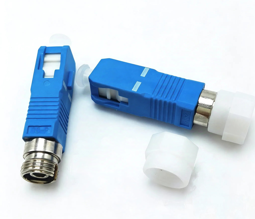 SC/UPC Male to FC/UPC Female Singlemode Simplex Fiber Optic Hybrid Adapter/Coupler
