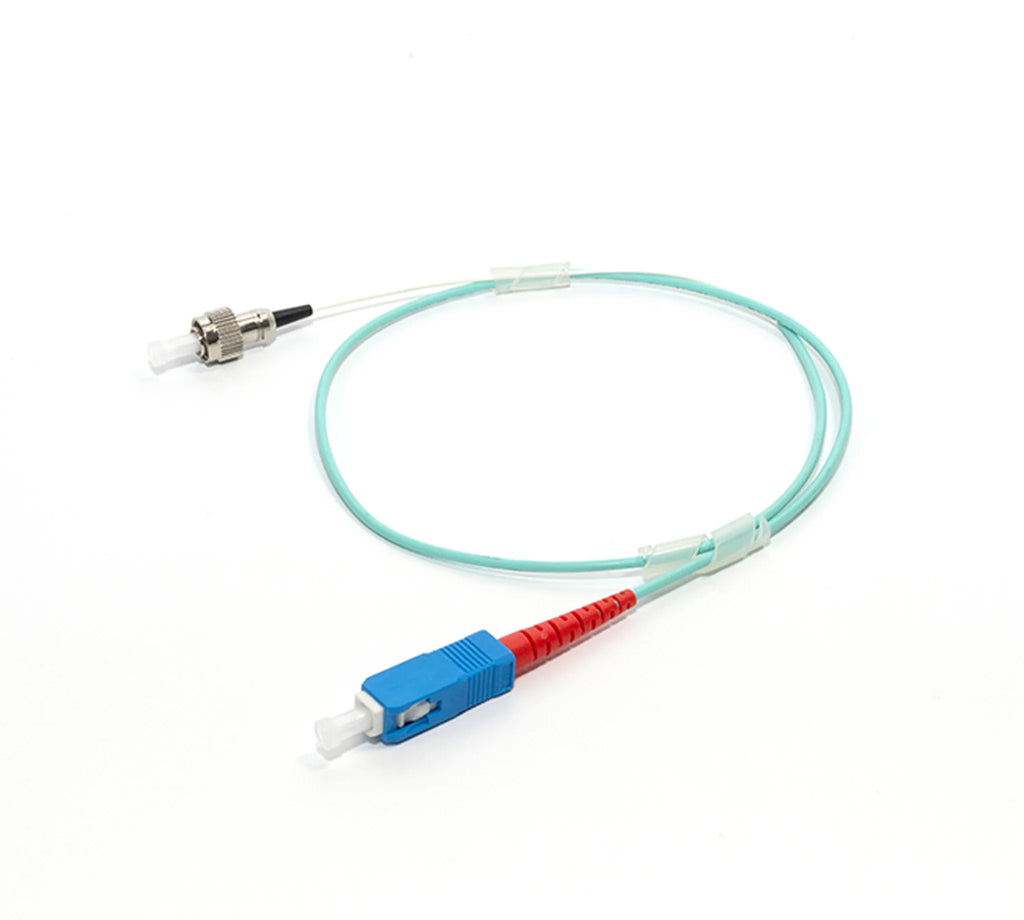 Simplex,testing patch cord,OM3,1F 2mm OFNR SC UPC - FC UPC 0.5m,aqua Test Master Patch Cord