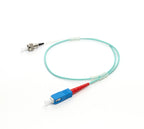 Simplex,testing patch cord,OM3,1F 2mm OFNR SC UPC - FC UPC 0.5m,aqua Test Master Patch Cord