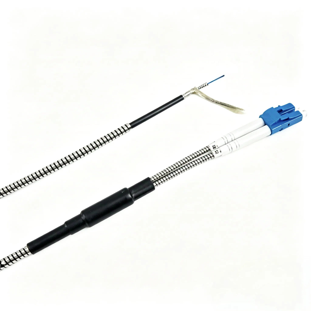 Outdoor anti-rodent Fiber Optic Patch Cord With Two Armor Jackets