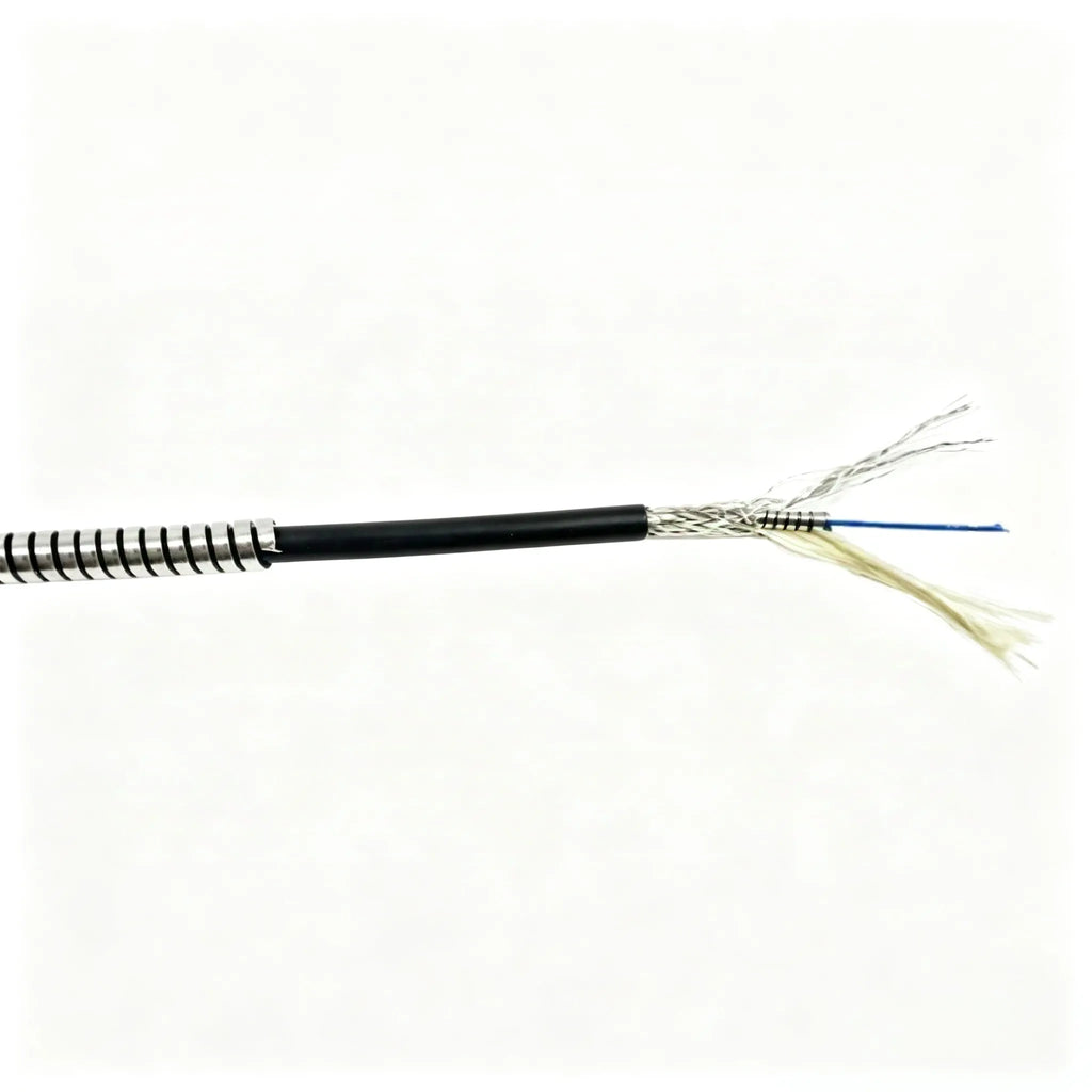 Outdoor anti-rodent Fiber Optic Patch Cord With Two Armor Jackets