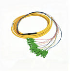 LC to LC APC Single Mode 12-Fiber LSZH Fiber Optic Patch Cord 3m, Yellow, for Data Center & Telecom