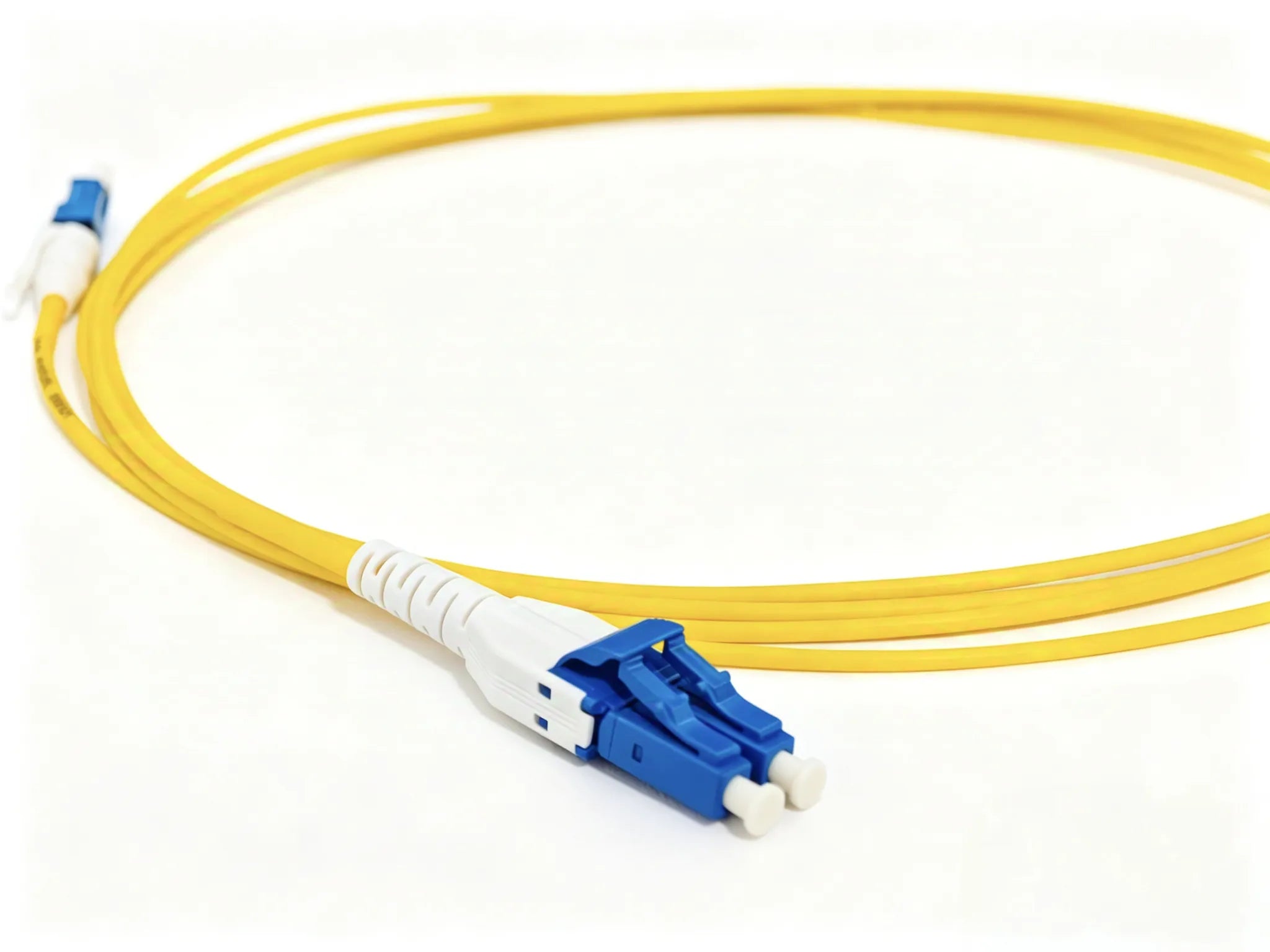 CS to LC Uniboot Push-Pull Single Mode Duplex LSZH Fiber Optic Patch Cord 3m, Yellow, for Network & Data Center